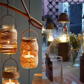 3 ideas para reutilizar los frascos de café para hacer faroles decorativas de Día de Muertos