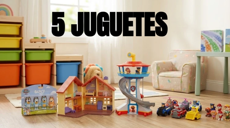 5 juguetes de ‘Bluey’ y ‘Paw Patrol’ que ayudan a desarrollar la responsabilidad afectiva de los niños