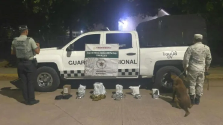 Incautan droga en una paquetería de la colonia Las Vegas, Culiacán