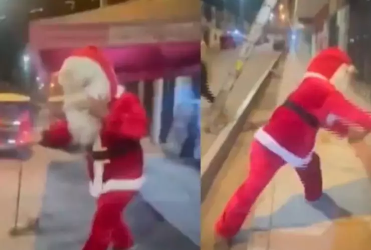 Video Santa Claus arresta a una banda de narcotraficantes en Perú