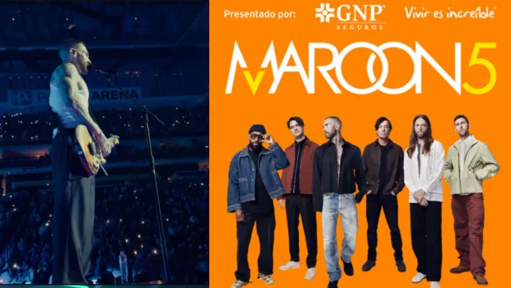 ¡OFICIAL! Maroon 5 anuncia fechas en estadios de México y sedes mundialistas