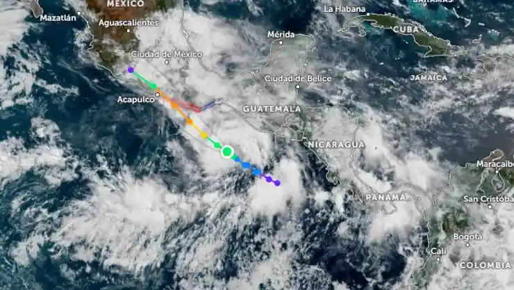 Tormenta tropical Erick_ El NHC confirma hacia dónde se dirigirá como huracán mayor