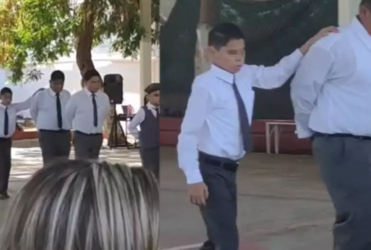 VIDEO: Niño ayuda a su mejor amigo invidente para bailar el vals