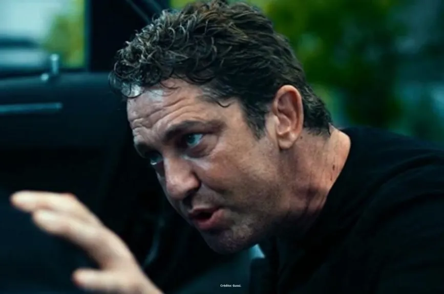 Escenas de la película Agente Bajo Fuego con el actor Gerard Butler con el personaje de Mike Banning. | Estreno Platinum por Azteca 7.