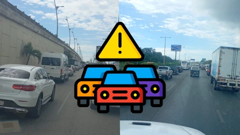 ¡AL MOMENTO! Reportan tráfico MUY pesado en la carretera federal 307 tramo Cancún-Playa del Carmen HOY: ¿Qué está pasando?