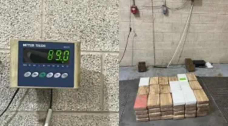 Paquetes de droga confiscados por la CBP