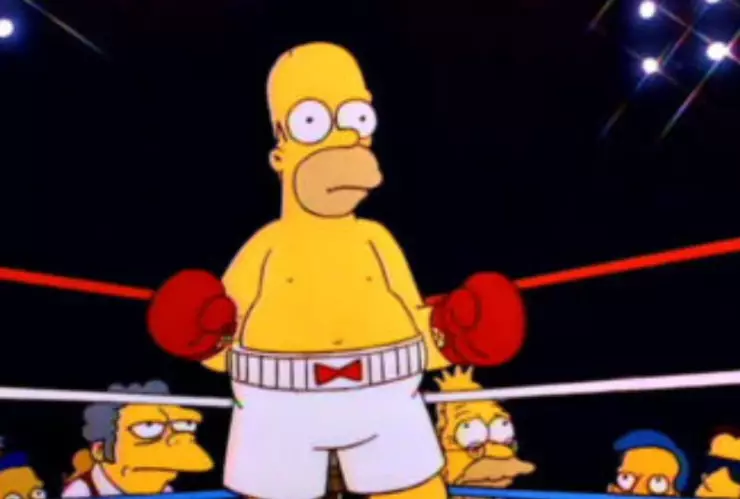 Homero apareció en Los Simpson realizando varios deportes a lo largo de la serie