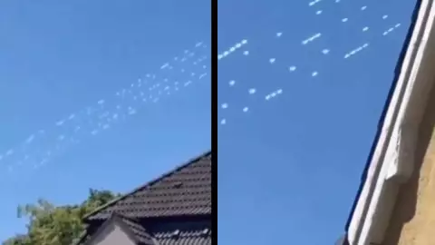 Causa alarma extraño fenómeno en el cielo, ¿querrán decir algo