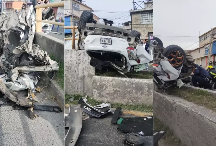 Edomex: Una persona murió tras destrozar su auto en Lago de Guadalupe, Atizapán