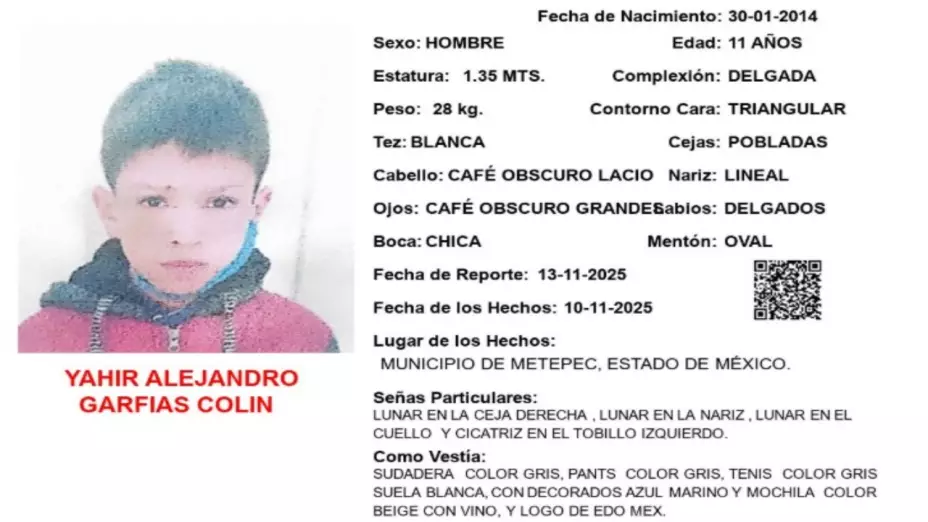 Desaparecen dos menores Edomex Activan Alerta Amber urgente Metepec Tlalnepantla