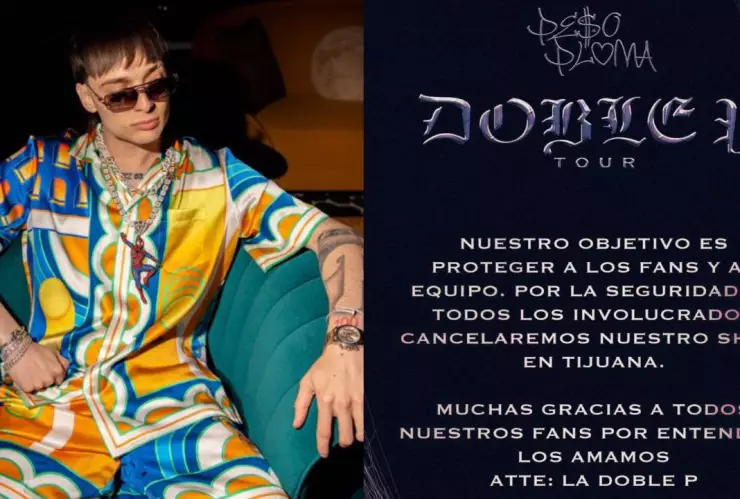 ¡CONFIRMADO! Peso Pluma cancela concierto en Tijuana tras amenazas de muerte