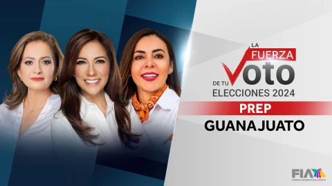 Resultados del PREP para gobernadora de Guanajuato.