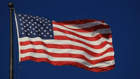 Bandera de los Estados Unidos de América.
