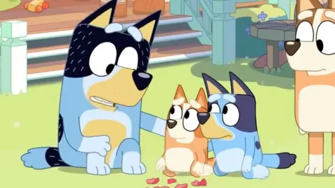 Bluey Daniel el Tigre berrinches