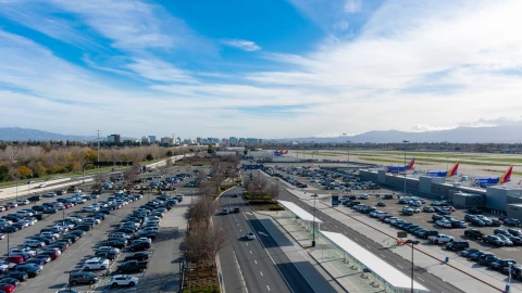 Vista aérea Aeropuerto Internacional de San Francisco