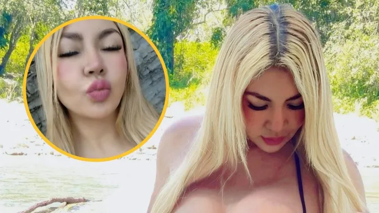 Cyn Martínez en río de Veracruz