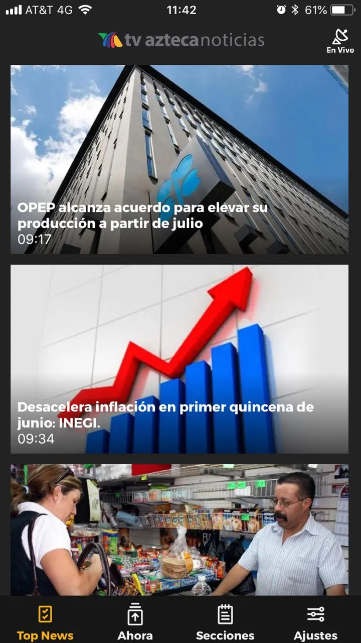 Aplicación Azteca Noticias