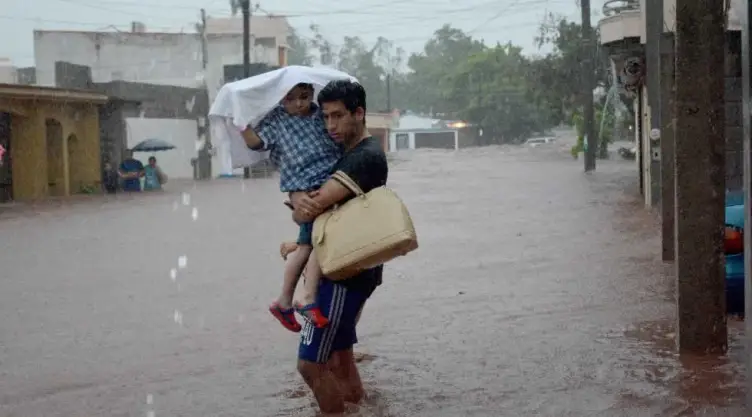 Las lluvias en el estado de Sinaloa han sido las más fuertes en los últimos 10 años/ Foto: Especial