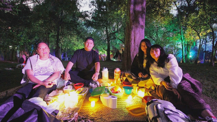 Mega picnic de primavera en Chapultepec