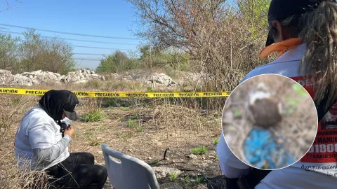 Hallan fosa con restos óseos al sur de Culiacán