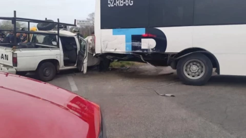 Fuerte accidente en la Mérida-Cancún deja un muerto y 5 heridos