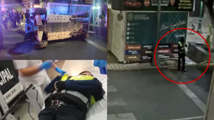 Oficial de tránsito atropellada en San Juan del Río Querétaro