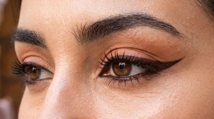 Cómo usar eyeliner marroqui en gel para crear un efecto ojo de gato limpio y alargar la mirada después de los 50