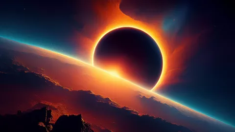 Eclipse solar anillo de fuego Tuxtla