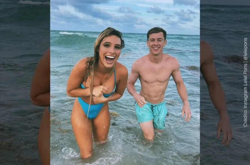 Lele y Guaynaa playa.jpg