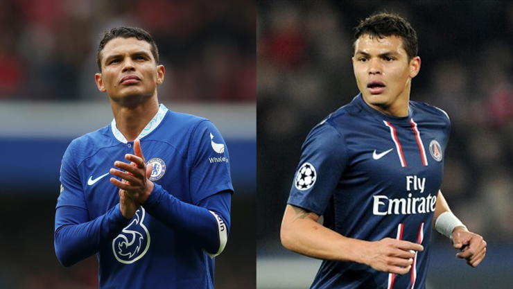 Thiago Silva jugó para PSG y Chelsea