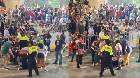 Hombre se desploma en pleno desfile del Carnaval de Veracruz 2026; esto pasó