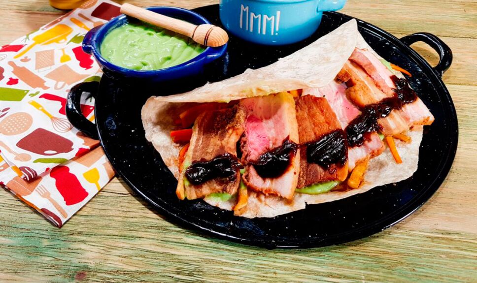 Receta Tacos de pancita de cerdo crujiente