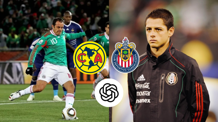 Blanco y Chicharito, canteranos de América y Chivas