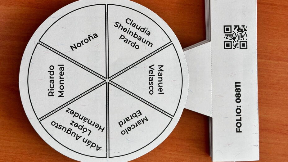 Presentan boleta circular para elegir al candidato de Morena