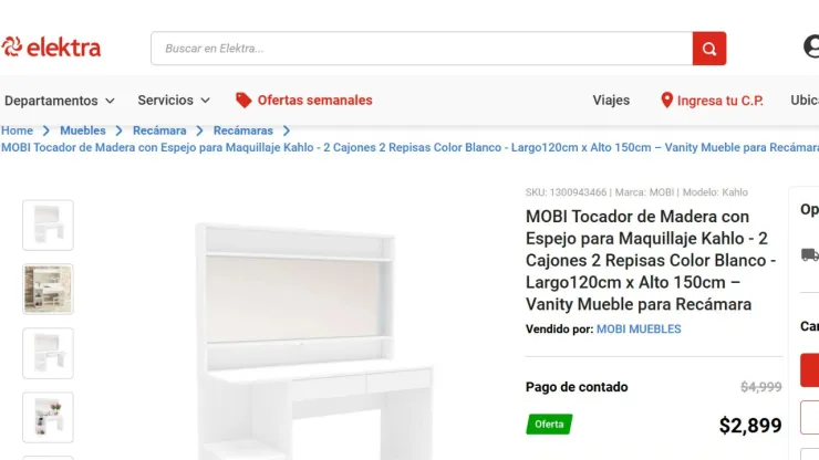 tocador elektrA