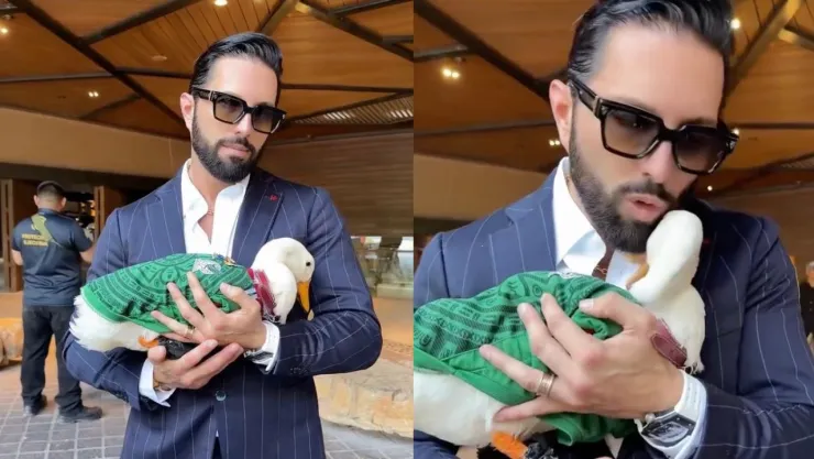 Poncho De Nigris y el Pato Merlín generan polémica por presunta colaboración y eventos conjuntos
