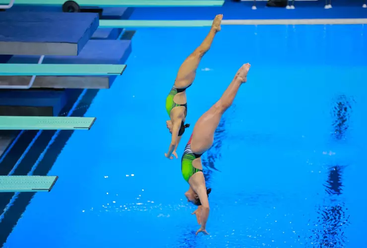 México consigue la medalla de ORO en el trampolín 3 metros sincronizados en los Panamericanos 2023