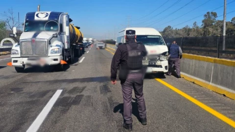 Cierre en la México-Puebla