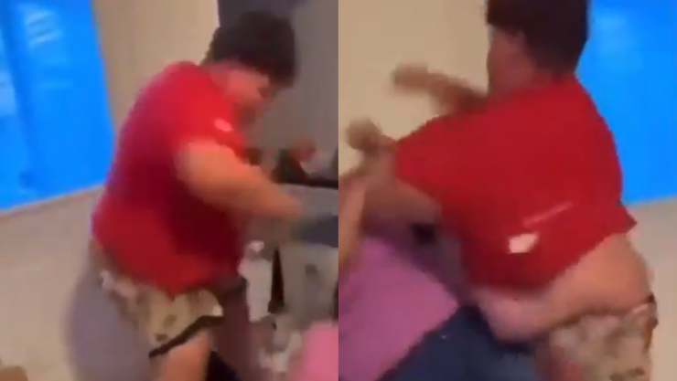 ¡INSÓLITO! Adolescente golpea a su madre por ponerle dieta (VIDEO).png