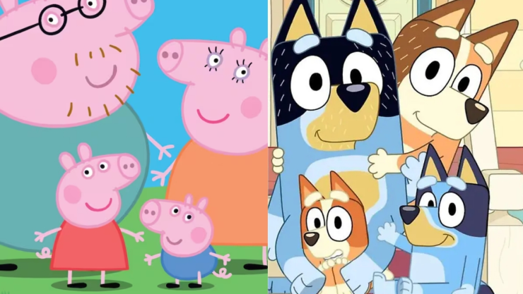 4 capítulos de Peppa Pig y Bluey para explicar a los niños que los papás también se cansan y necesitan ayuda