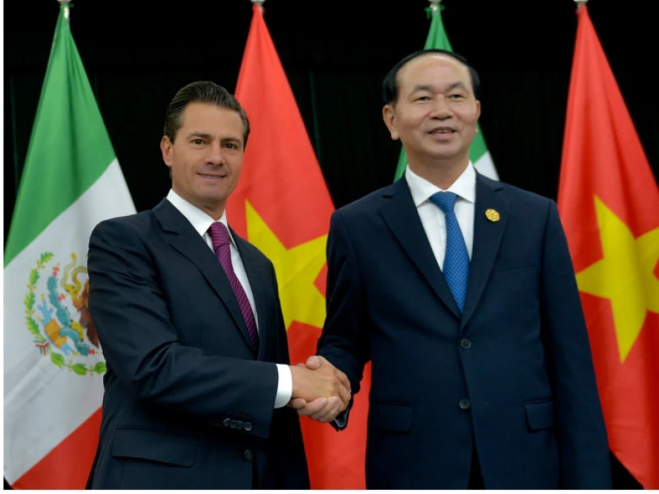 Enrique Peña Nieto y Tr?n ??i Quan