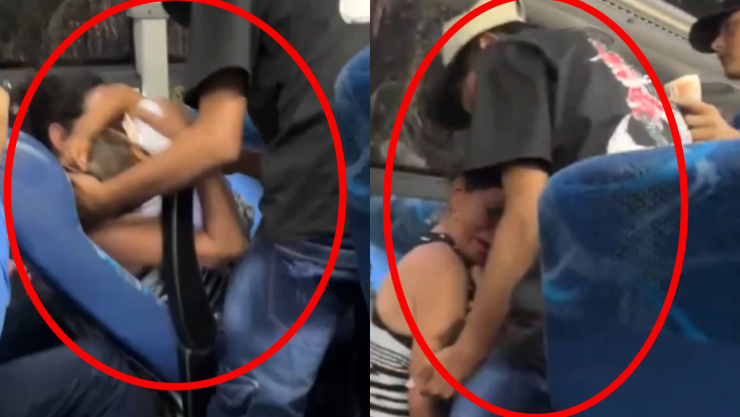 Niño desnucado en ventana de autobús