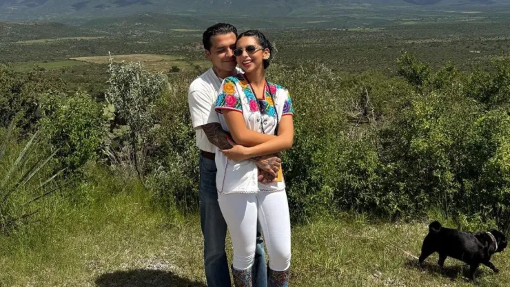 Ángela Aguilar y Nodal reaccionan al cumpleaños de Inti
