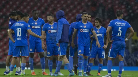 Cruz Azul en la goleada del Am&eacute;rica