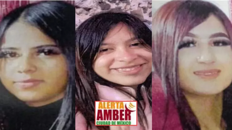 Activan ALERTA AMBER en CDMX por la desaparición de tres mujeres menores de edad