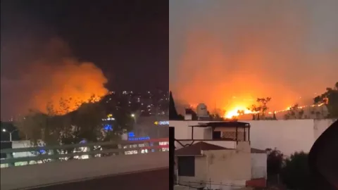 Edomex: Fuerte incendio en Tlalnepantla consume fraccionamiento en Valle Dorado