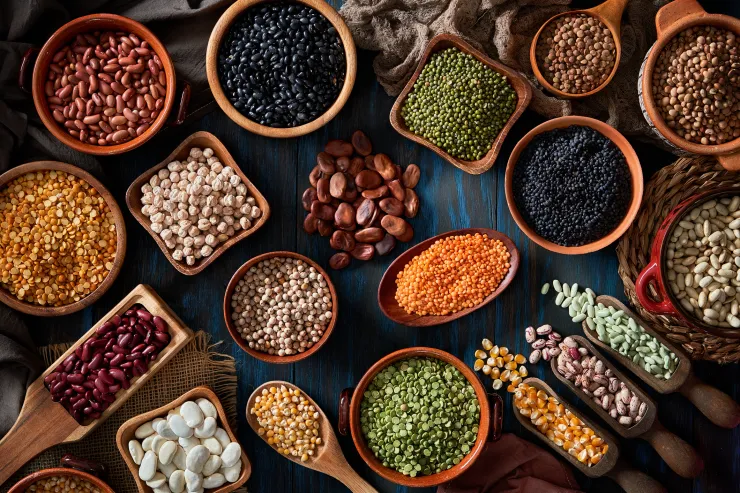 Las legumbres son un gran alimento para fomentar el crecimiento de los glúteos