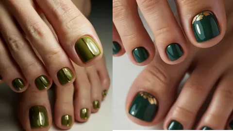 13 diseños de uñas para pies: de todos los colores para usarse en cualquier fecha del año.