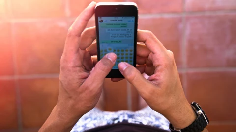 notas de voz en WhatsApp