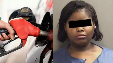 Le enciende fuego a su novio